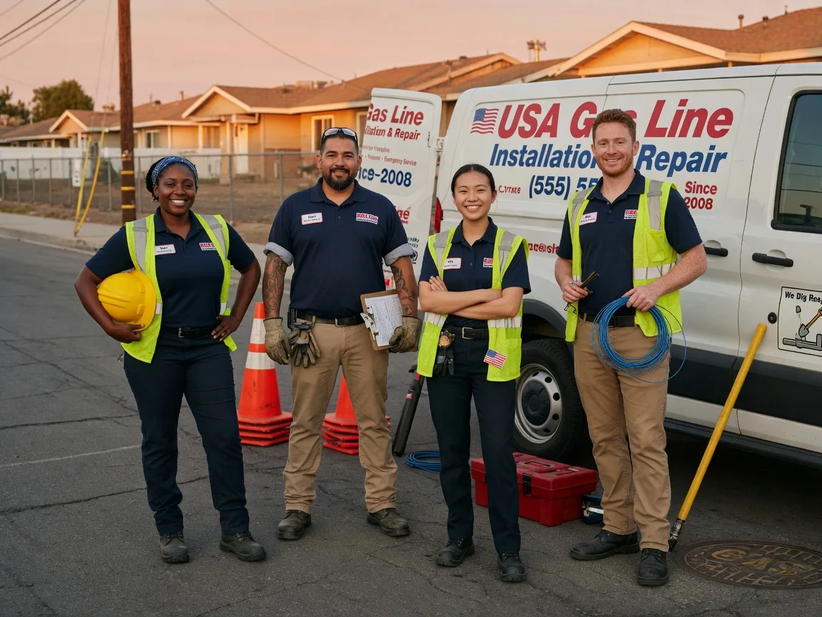 Gas Line Installation company in Delmar, IA